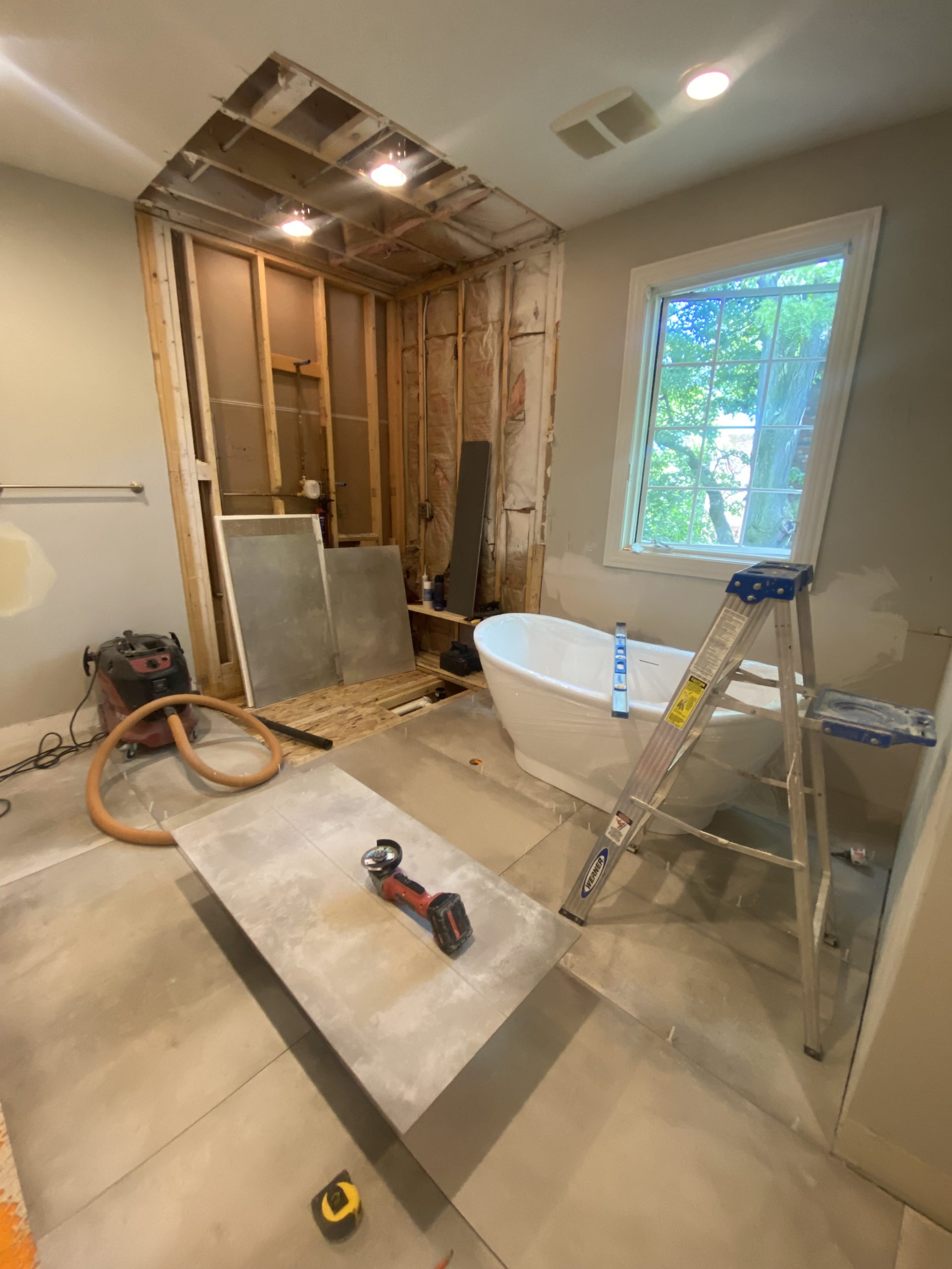 Organic Style Master Bathroom